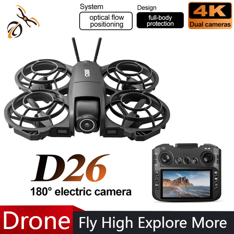 Drone D26 4K Aérien HD 180 °   - Drone Battery Case avis et prix